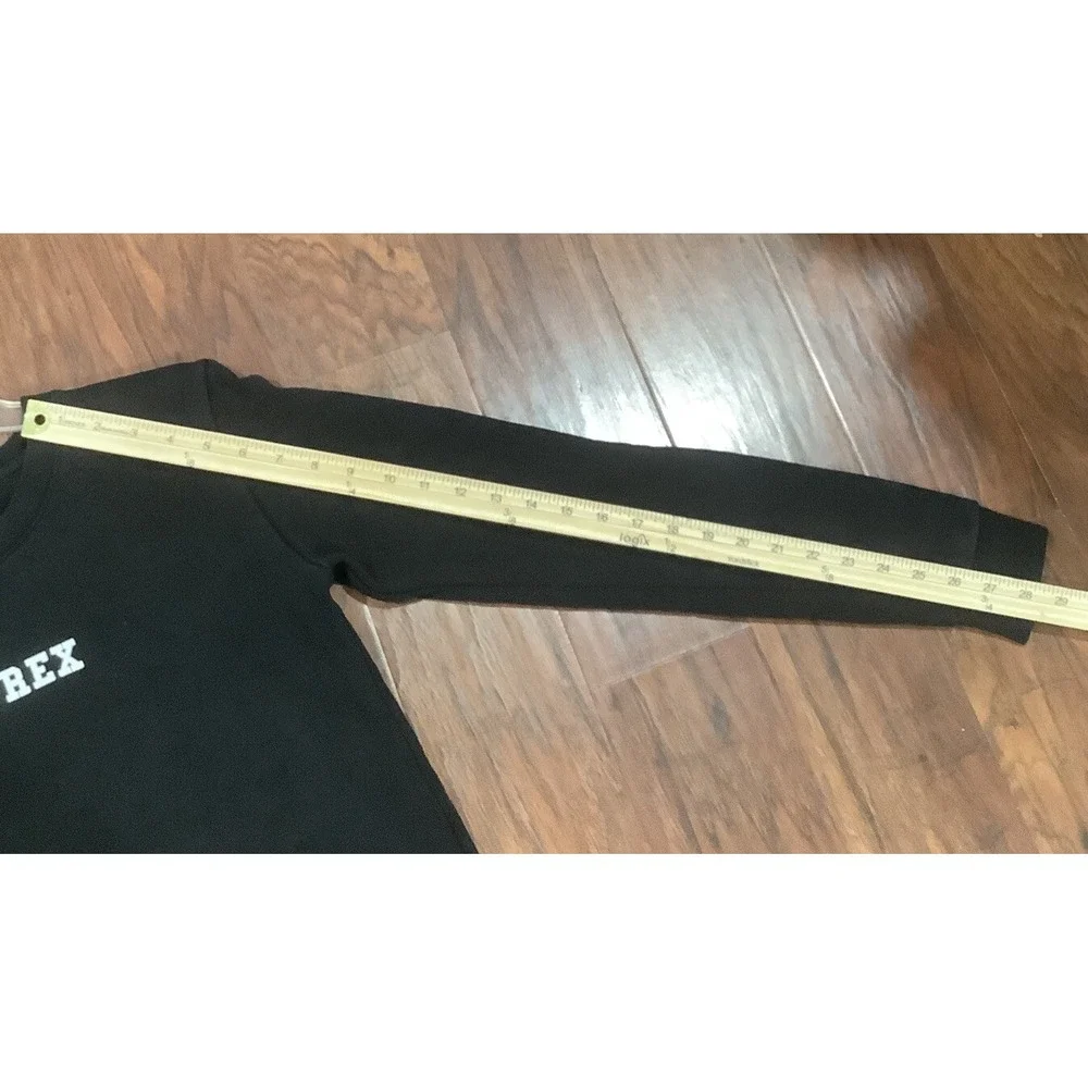 Pyrex Virgil Abloh Sweatshirt Jumper Big Logo Cotton Crew Neck Black Size XS